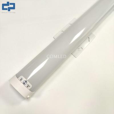 China 1200mm Linkable Batten LED Lighting Fixture With 1500mAh Battery And Motion Sensor for sale