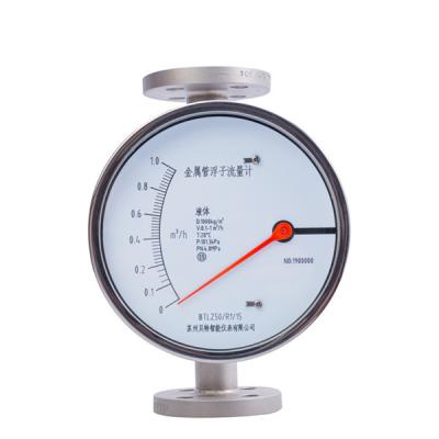 China Stainless Steel Food Grade Metal Tube Milk Beer Flow Meter for sale