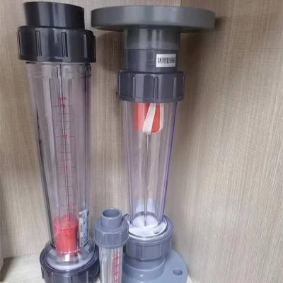 China Transparent Plastic Rotameter for Chemical and Light Industry Applications for sale