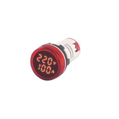 China 100A Metal AC Single Phase LED Indicator Electric Current Ammeter Digital Indicator Light for sale