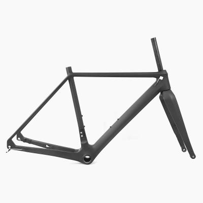 China Gravel full carbon fiber bike frame gravel bike ultegra bicycle frame for sale