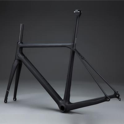 China Road Bikes New T1000 Carbon Road Disc Bike Frame Carbon Fiber Material Road Bicycle for sale