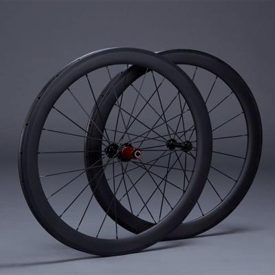 China Tubular anvil wheelset road bike wheelset W50-T/C ​​/ 700C full carbon fiber tubular road bike wheelset 50 anvil for sale