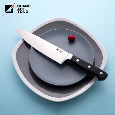 China 7 inch stainless steel disposable ABS POM forged handle japanese santoku knife casting knife for sale