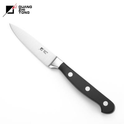 China 3.5 Inch Disposable Full Flavor ABS POM Forged Handle Paring Knife Fruit Knife for sale