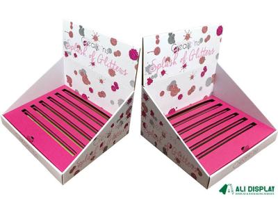 China Divider PDQ Display Box Makeup 350mm Cardboard Countertop Displays for sale