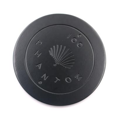 China Non Spill Makers Matte Blakk Candle Holder Round Jar Metal Candle Custom Glass Lid for sale