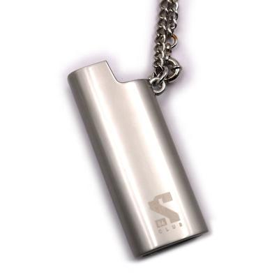 China Promotional Gifts High Quality Custom Silver Necklace Custom With Pendant Lighter Case J5 Sleeve Lighter Case for sale