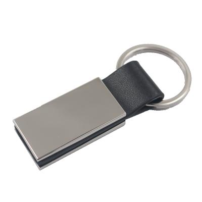 China Promotional Gifts Wholesale To Make Simple Custom Name Blank Metal Logo Fashion PU Leather Keychain for sale