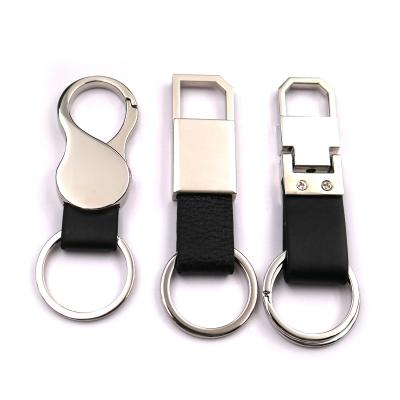 China Promotional High Quality Custom Brand Logo Gifts Car Key Chain PU Leather Key Chain Factory Price for sale