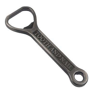 China Factory wholesale logo metal vintage custom embossed zinc alloy casting cheap bulk bottle opener viable for sale