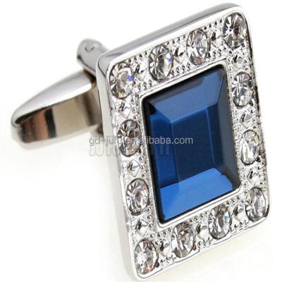 China Custom Made High End Mens Accessories Gemstones Letter Cufflink Couples Cufflinks for sale