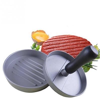 China High Quality Round Creative Kitchen Tool Hamburger Press Aluminum Alloy Hamburger Beef Press Machine Kitchen Food Mold for sale