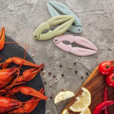 China New Viable Hot Plastic Crab Cracker Crab Cracker Seafood Tools Tongs Crab Craker Seafood Tools From Amazon for sale