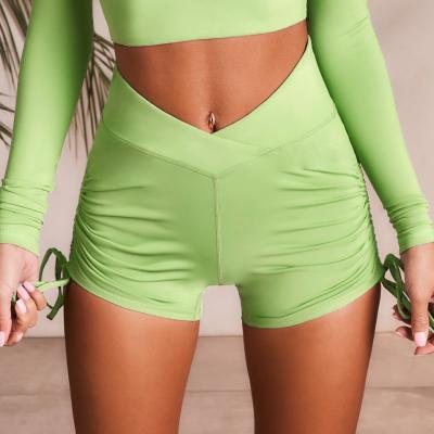 China New Arrivals Summer Bodycon Breathable Shorts Yoga Ladies Pants Jogging Workout Fitness Womens Shorts for sale