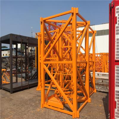 China Mini Tower Crane QTZ 6015 10T 60m Tower Crane Tip Load 1.5t Tower Crane Mast Section for sale