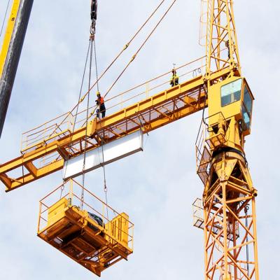 China Tower Crane Tower Crane Price QTZ63 5610 Boom Length 56m Self Erecting Mobile Hoist Crane for sale