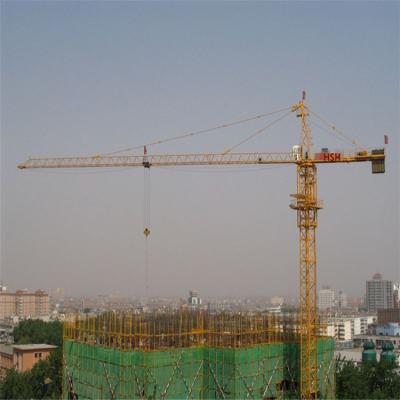 China Tower Crane HSH Factory Tower Crane QTZ63 5010 Boom Length 50m Towercrane With Split Mast Section for sale