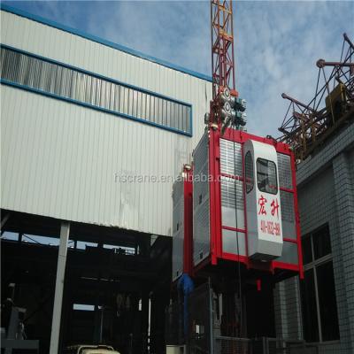 China Construction Crane 1000kg Double Cage SC100/100 CE Approved Construction Hoisting Equipment Lifting for sale