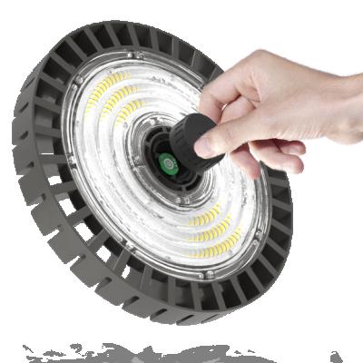 China Warehouse LED High Bay Light 250w60W100W150W 200W High Lumens 140lm/w Industrial Commercial DLC ETL LED UFO High Bay Lighting for sale