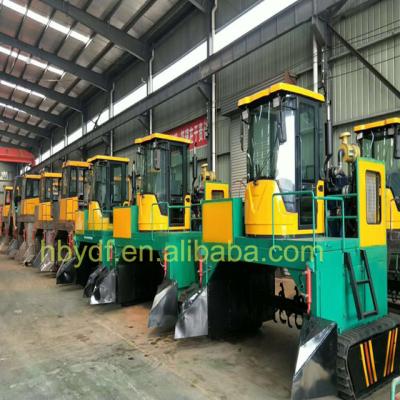 China Organic Fertilizer Track Hydraulic Lifting Compost Turner for sale