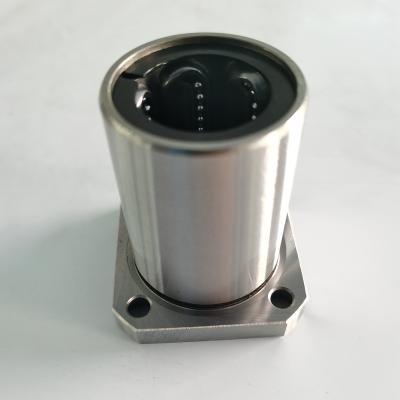 China Retainer Type Flanged Linear Motion Ball Bearings with Metal Cage for sale