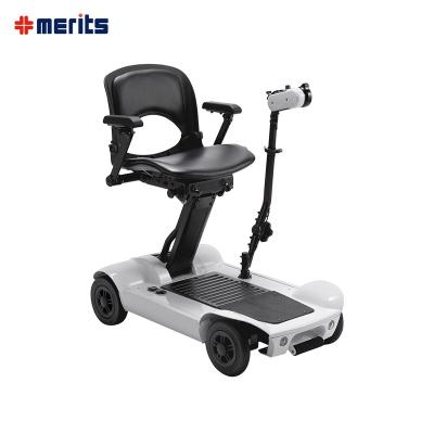 China PU Folding Electric Scooters 4 Wheel Mobility Scooter for sale