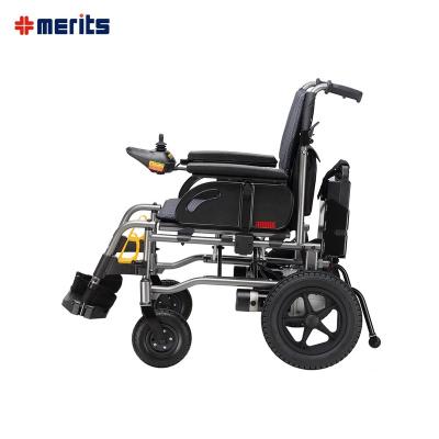 China Power Electric Blue Wheelchair With Low Price P108A for sale