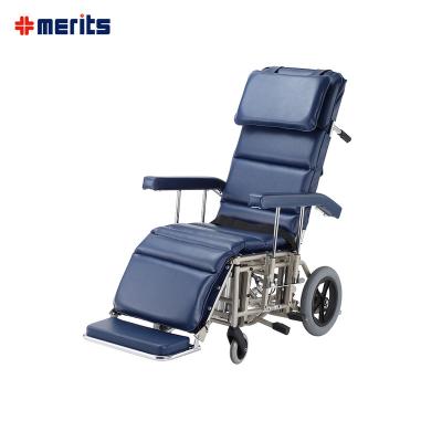 China 114/250 Handicap Cycling Foldable Easy Walking Wheelchair for sale