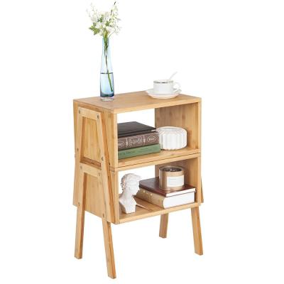 China DINING TABLE Cafe End Tables Bamboo Stackable Side Table for Home and Office for sale