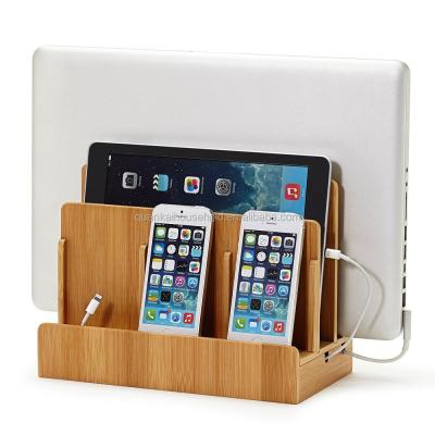 China Charging Station BAMBOO Multi-Device Dock and Organizer for sale