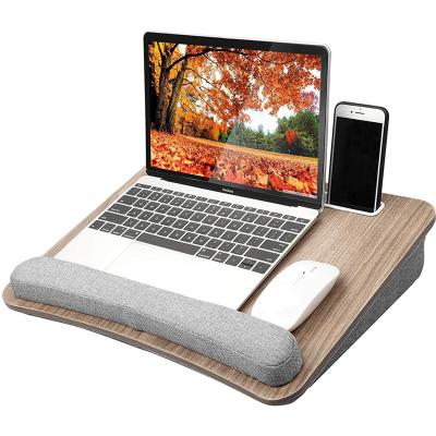 China Other Lap Desk With Pillow Cushion Home Office Computer Laptop Stand Portable Book Shelf With Storage Bags for sale