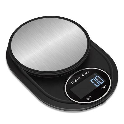 China Stainless Steel 5kg Platform Scale, Accurate 0.1g to 10kg Electronic Scale for Cooking Grams for sale