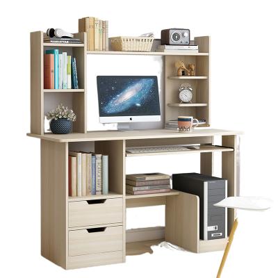 China Good Price Modern New Type Simple Modern Bedroom Desk With Shelf Desk for sale