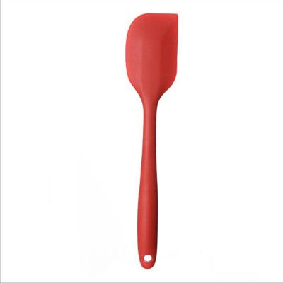 China Sustainable Food Grade Baking Tools Soft Pastry Butter Batter Mixing Baking Silicone Spatula Scraper for sale