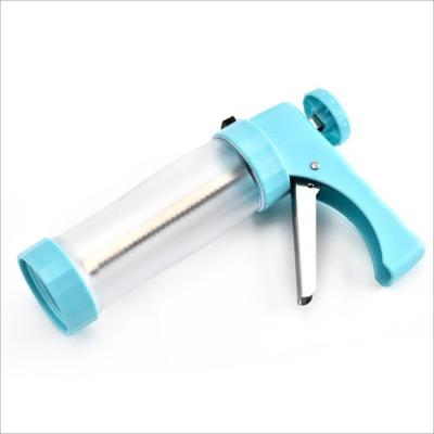 China Viable Wholesale Silicone Cake Cookie Pastry Chocolate Decorating Tools Silicone Food Writing Gun for sale