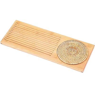 China Japanese Style Japanese Bamboo Wooden Serving Trays, White Bamboo Tea Tray Serving - 100% Eco-Friendly for sale