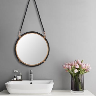 China Wholesale Luxury Large Decorative Wall Mirror Round Wall Hanging Mirror Home Decor Accessories Morden Art Mirror Decor for sale