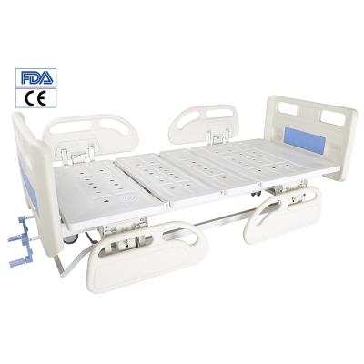 China Hospital Bed Manufacture Sales Nursing Hospital Two Crank Triple Function Manual Hospital Bed for sale