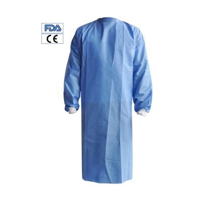 China Non Sterile Disposable Medical Care PP PE SMS SF Isolation Surgical Medical Gown With Level 1 2 3 4 EN13795 for sale