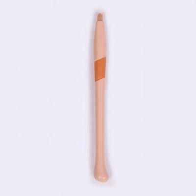 China 2020 Round Rubber Grip Lip Brush Lipstick Gloss Brush Applicator DM Free Sample for sale