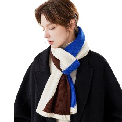 China Fashionable Long Knit Soft Women's Scarves Spring 100% Scarf Adult Women Wool Scarf And Winter Wool for sale