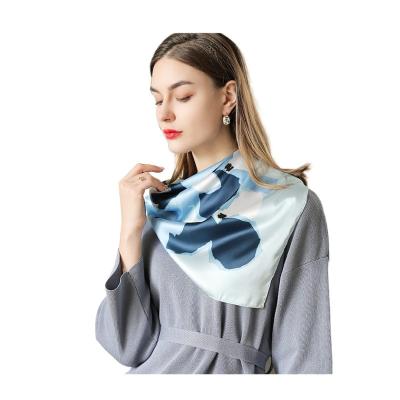 China China Wholesale High Quality Square Scarf 90*90 Fashion Decorated Silk Scarves Small Square Silk Scarves for sale