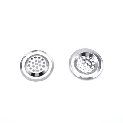 China Modern Bulk Stainless Steel Thickness Sink Drain Strainer With Hole for sale