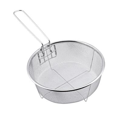 China Wholesale Viable Stainless Air Fryer Basket For Home Kitchen for sale