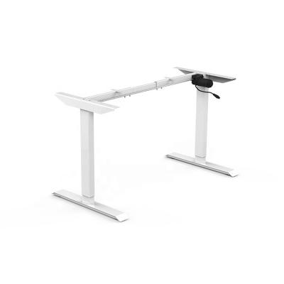 China Single Motor Height (Height) Adjustable Desk Electric Standing Frame Stand Up Desk Base for sale