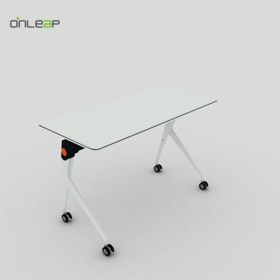 China Customized Modern Folding Office Tables Folding Conference Office Meeting Desk Training Room Table for sale