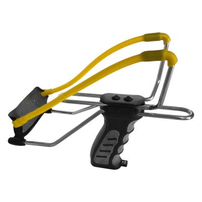 China Strong Folding Slingshot - Powerful Rocket Adjustable Slingshot with Wrist Brace Hunting Survival Catapult with 2 Elastic Bands DC003 for sale