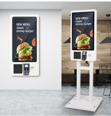 China Self Service Ordering Payment Machine Terminal Kiosk With Camera/Printer/QR Code Scan For Supermarket Restaurant for sale