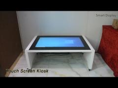 Capacitive Touch Screen Kiosk Table 500nit USB / RJ45 Waterproof